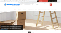 Desktop Screenshot of mudanzasmundivan.com